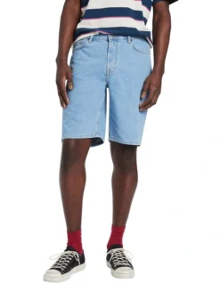 Julian Denim Shorts In Ice Blue