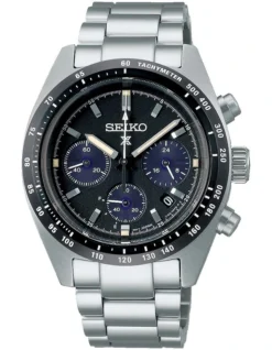 Seiko Prospex Speedtimer Black Dial SIlver Watch SSC819P
