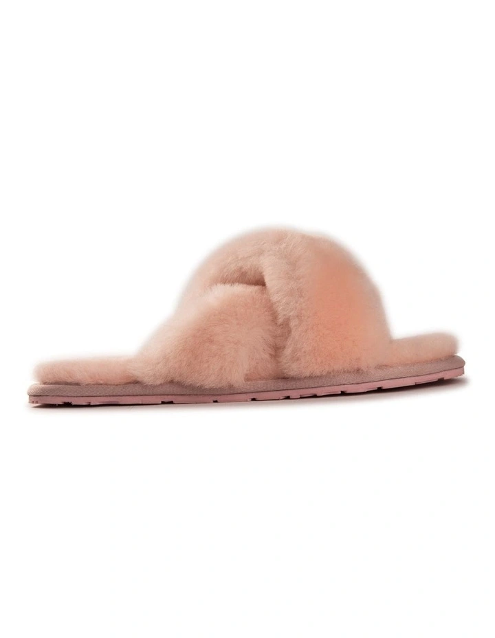 Sheepskin Wool Brighton Pale Pink Slippers 2 Sheepskin Wool Brighton Pale Pink Slippers - Image 2