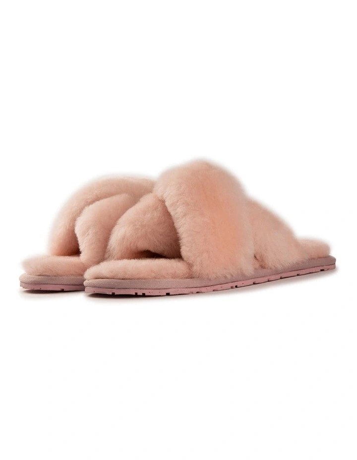 Sheepskin Wool Brighton Pale Pink Slippers 3 Sheepskin Wool Brighton Pale Pink Slippers - Image 3