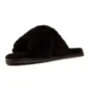 Sheepskin Wool Brighton Black Slippers