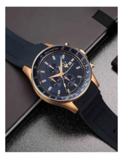 Maserati Sfida Gold R8871640004 Watch In Blue -Myer Clothing Shop 921152080 5 720x928