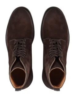 Wheeler Suede Military Boots In Chocolate -Myer Clothing Shop 921194470 4 720x928