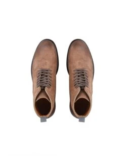 Wheeler Suede Military Boots In Taupe -Myer Clothing Shop 921194560 3 720x928