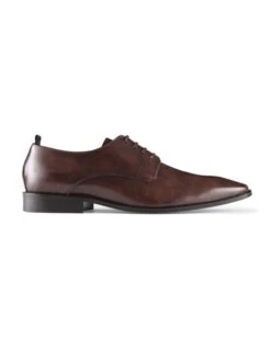 Brinkley Leather Dress Shoes In Brown
