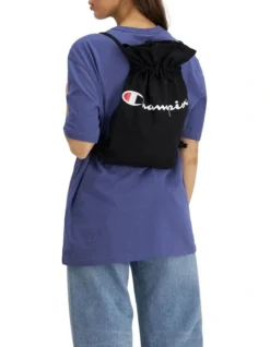 Champion Drawcord Backpack In Black -Myer Clothing Shop 921363670 5 720x928