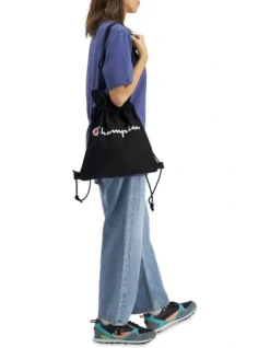 Champion Drawcord Backpack In Black -Myer Clothing Shop 921363670 6 720x928