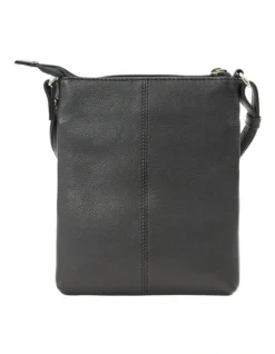 Zip Top Crossbody Bag In Black -Myer Clothing Shop 921566980 3 720x928