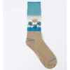Beach Cotton Socks In Brown