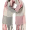 Forever New Ellie Chunky Check Scarf In Pink