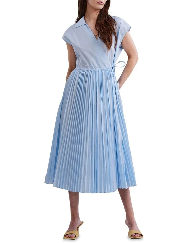 Y.A.S Wilma Midi Dress In Skyway 1 Y.A.S Wilma Midi Dress In Skyway