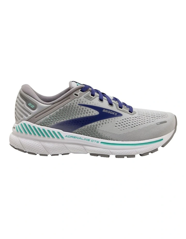 BROOKS Adrenaline GTS 22 Grey Running Shoe 1 BROOKS Adrenaline GTS 22 Grey Running Shoe