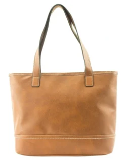 Winona Zip Top Shoulder Bag In Tan -Myer Clothing Shop 923308120 3 720x928