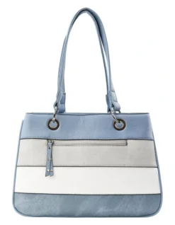 Meils Zip Top Shoulder Bag In Blue Multi 5 Meils Zip Top Shoulder Bag In Blue Multi -Myer Clothing Shop 923309740 3 720x928