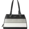 Meils Zip Top Shoulder Bag In Black/Multi
