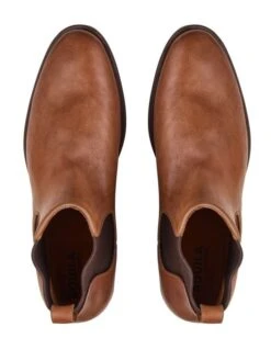 Harley Leather Chelsea Boots In Tan -Myer Clothing Shop 923394070 3 720x928