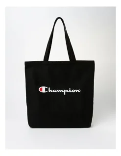 Champion Script Canvas Tote In Black