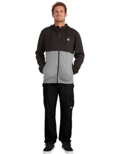Quiksilver Burnz Zip-Up Hoodie Black 9 Quiksilver Burnz Zip-Up Hoodie Black -Myer Clothing Shop 923719060 5 720x928