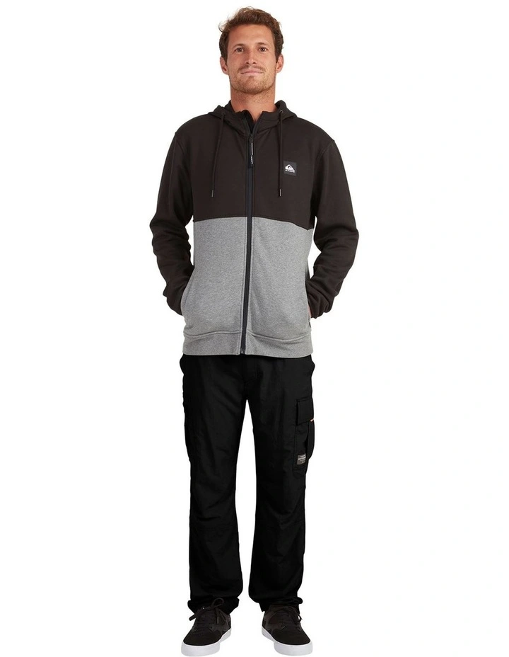 Quiksilver Burnz Zip-Up Hoodie Black 5 Quiksilver Burnz Zip-Up Hoodie Black - Image 5