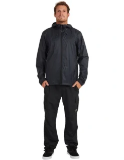 Quiksilver Watermans Waterwind Waterproof Rain Jacket Black -Myer Clothing Shop 923719330 5 720x928