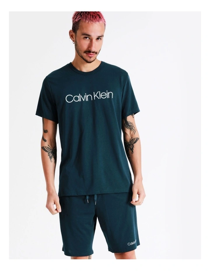 Calvin Klein Chill Sleep Short In Navy 4 Calvin Klein Chill Sleep Short In Navy - Image 4