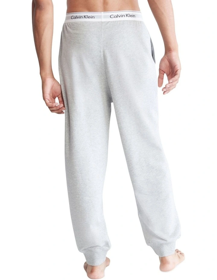 Calvin Klein Modern Cotton Lounge Jogger In Grey Marle 2 Calvin Klein Modern Cotton Lounge Jogger In Grey Marle - Image 2