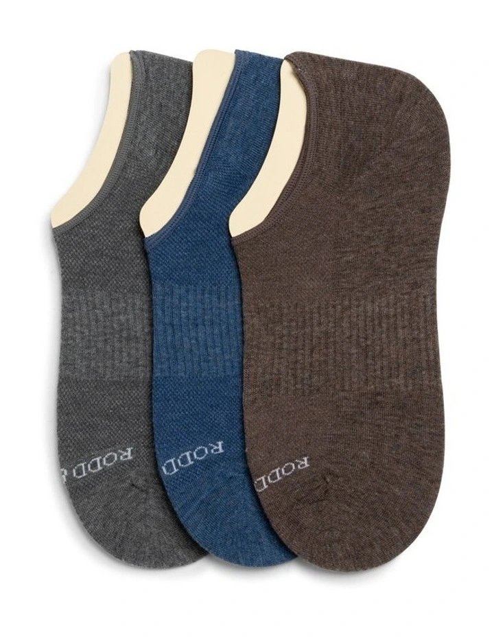 Edgecumbe No-Show Three Pack Sock 1 Edgecumbe No-Show Three Pack Sock