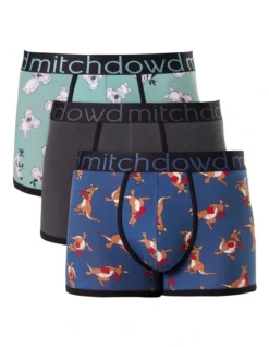Moody Koala Mid Fit Trunks 3 Pack