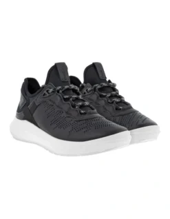 ECCO ATH-1 Elastic Lace Sneaker In Black 12 ECCO ATH-1 Elastic Lace Sneaker In Black -Myer Clothing Shop 924429340 6 720x928