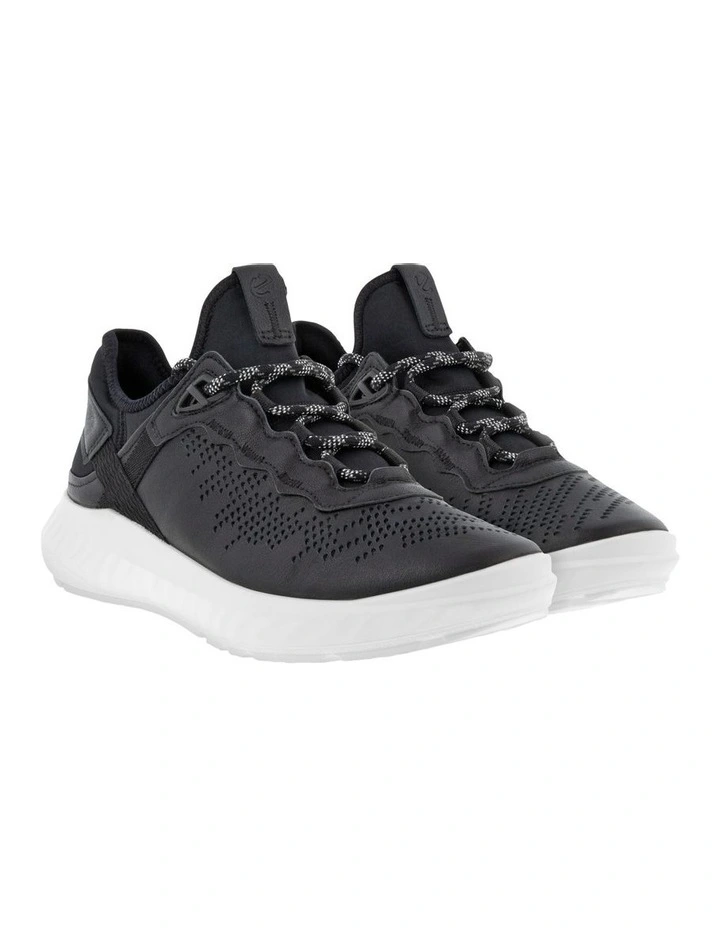 ECCO ATH-1 Elastic Lace Sneaker In Black 6 ECCO ATH-1 Elastic Lace Sneaker In Black - Image 6