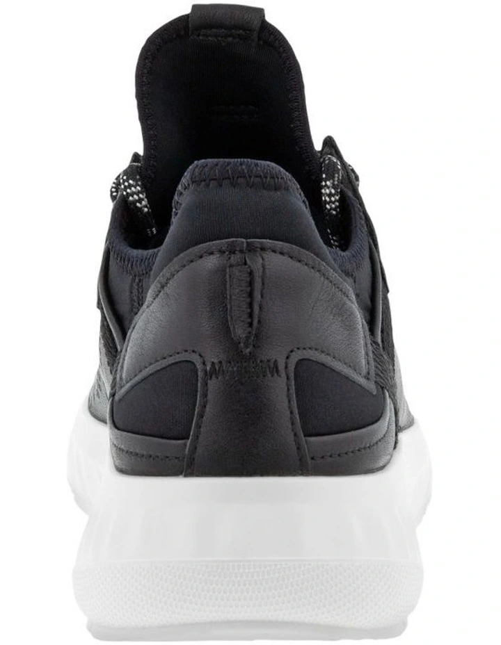 ECCO ATH-1 Elastic Lace Sneaker In Black 7 ECCO ATH-1 Elastic Lace Sneaker In Black - Image 7