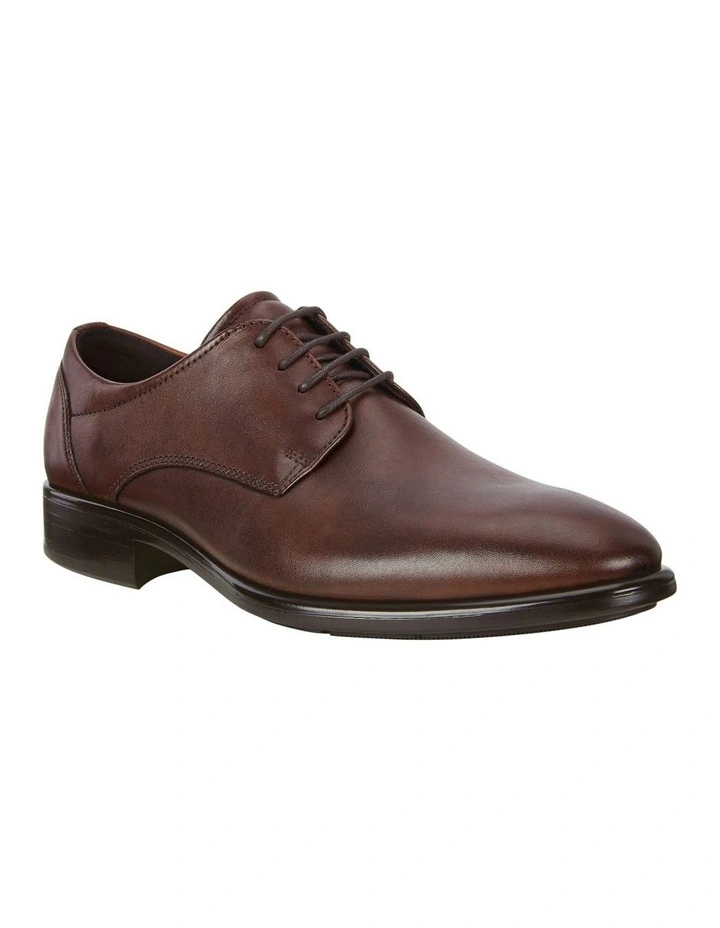 ECCO Citytray Derby Shoe In Brown 1 ECCO Citytray Derby Shoe In Brown