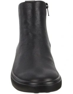 ECCO Soft 7 Wedge Side-Zip Boots In Black 10 ECCO Soft 7 Wedge Side-Zip Boots In Black -Myer Clothing Shop 924468400 4 720x928