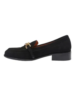 Kate Black Suede Flat Shoes -Myer Clothing Shop 924543010 3 720x928