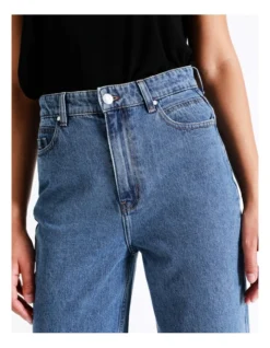 Recycled Blend Barrel Jean In Pool Blue -Myer Clothing Shop 924770440 6 720x928