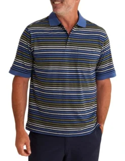 Pays Kinnersly Polo In Steel Marle