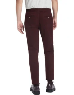 Ronan Tapered Chino In Merlot -Myer Clothing Shop 924995440 3 720x928
