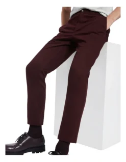 Ronan Tapered Chino In Merlot -Myer Clothing Shop 924995440 4 720x928