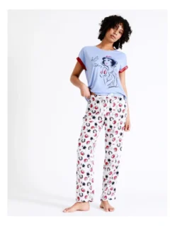 Woven Sleep Pant In White