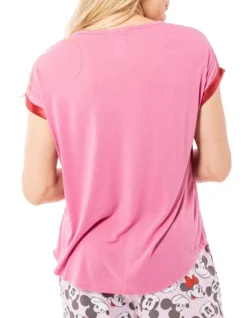 Mickey Mouse Sleep Top In Pink -Myer Clothing Shop 925492150 3 720x928