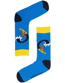 Cotton Surf Dogs Socks In Blue