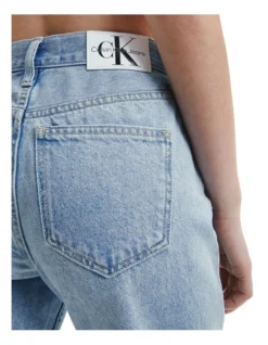 Calvin Klein Jeans High Rise Straight In Light Blue -Myer Clothing Shop 925962580 5 1 720x928
