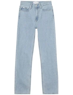 Calvin Klein Jeans High Rise Straight In Light Blue -Myer Clothing Shop 925962580 6 720x928