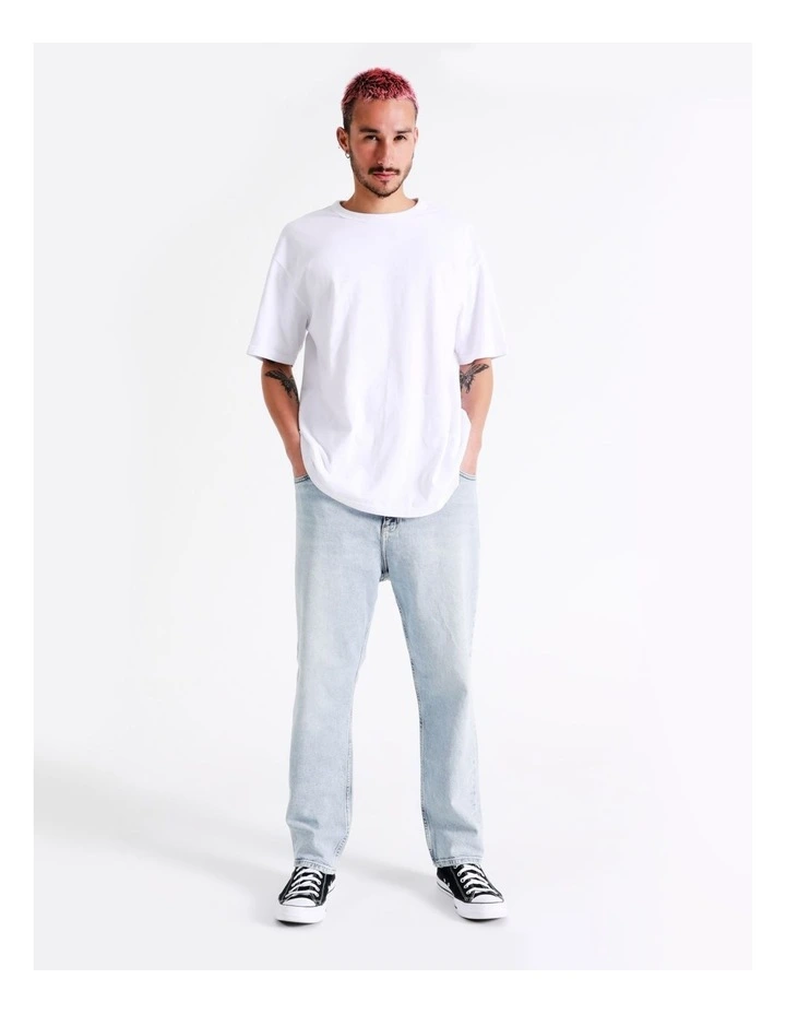 Calvin Klein Jeans Dad Jean In Bleached Blue 4 Calvin Klein Jeans Dad Jean In Bleached Blue - Image 4