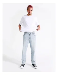 Calvin Klein Jeans Dad Jean In Bleached Blue 11 Calvin Klein Jeans Dad Jean In Bleached Blue -Myer Clothing Shop 926553250 5 720x928