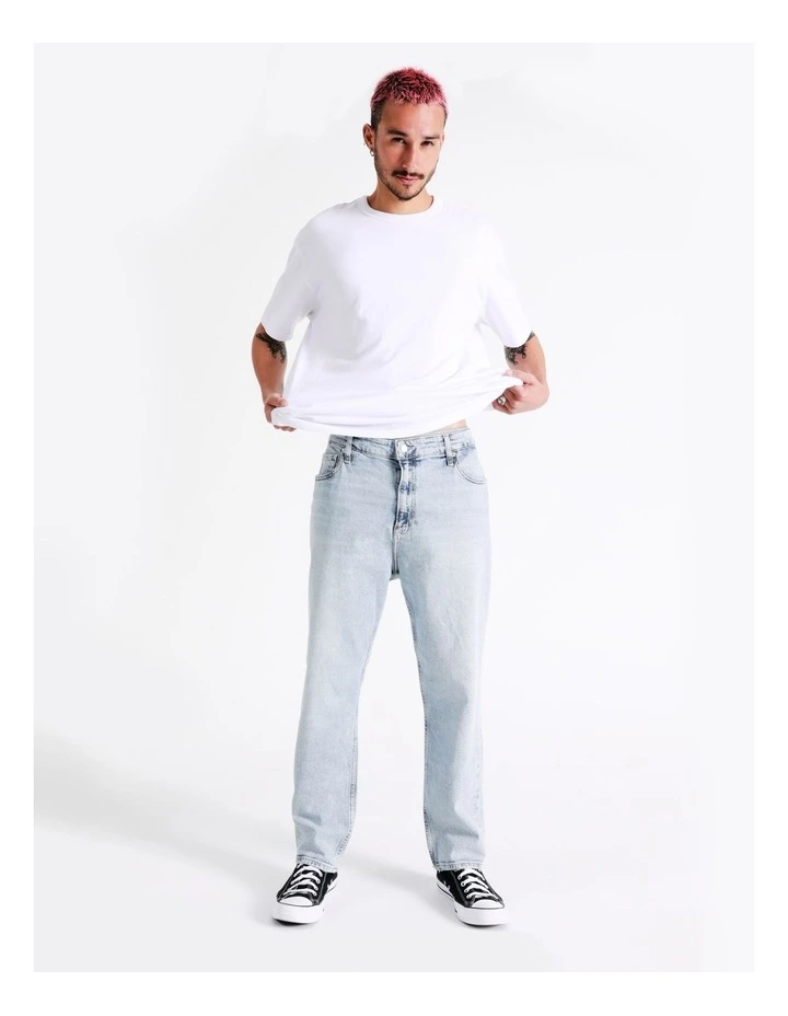 Calvin Klein Jeans Dad Jean In Bleached Blue 5 Calvin Klein Jeans Dad Jean In Bleached Blue - Image 5