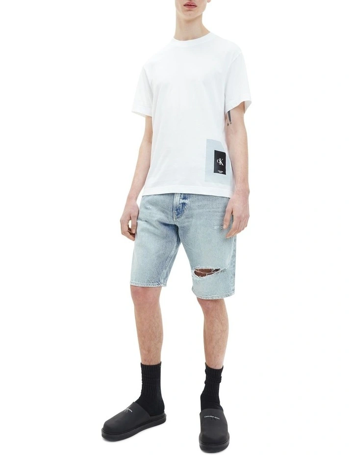 Calvin Klein Jeans Regular Short In Blue 1 Calvin Klein Jeans Regular Short In Blue