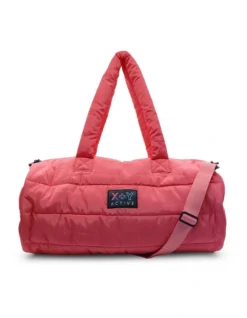Quilted Duffle Bag In Pink