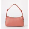 DKNY Kiera Zip Top Shoulder Bag In Coral