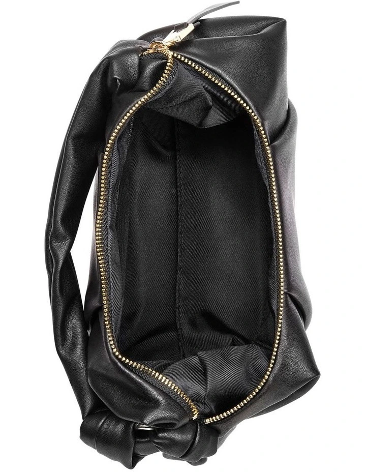 Nine West Doris Zip Top Hobo Bag In Black 3 Nine West Doris Zip Top Hobo Bag In Black - Image 3